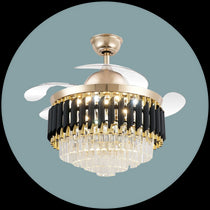 Crystal Chandelier Fan