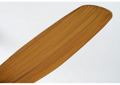 Breezelux 52" Modern Decorative Silent ABS Blade Underlight with Remote Ceiling Fan (Wood Grain) BL-1537-G