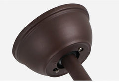 Breezelux 52" Modern Decorative Silent ABS Blade Underlight with Remote Ceiling Fan (Wood Grain) BL-1537-G