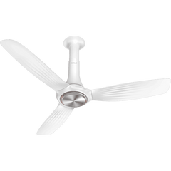 Havells Inox UL - 1200mm ABS ribbed blades Remote control IOT Enable Ceiling Fan (White) H-294