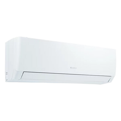 Gree GS-18XLMV32 inverter air conditioner unit mounted on a living room wall, effectively cooling and purifying the air throughout the space.