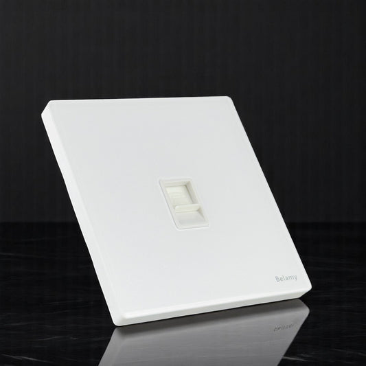 Belamy White Telephone Socket | BE-159-SW