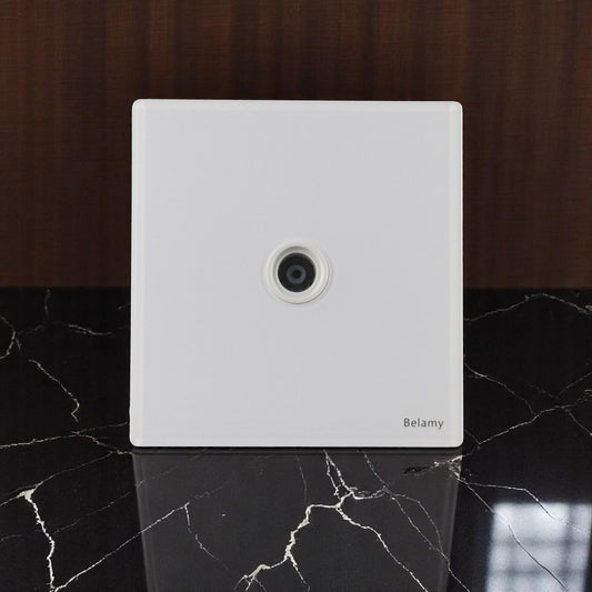 Belamy White TV Socket | BE-156-SW