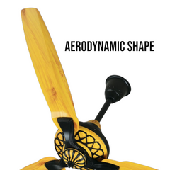 Pakhtun Pasha Premium - 52 inch BLDC Inverter Ceiling Fan (Light Wood) | PK-109