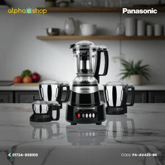 Panasonic MX-AV425 Mixer Grinder Charcoal Black – Best Price in Bangladesh
