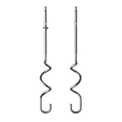 Philips HR3705/20 stainless steel dough hooks for the Daily Collection hand mixer, model PH-1117-HM.