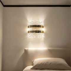 Qulik Gold Crystal Teardrop Wall Light (QL-11006WL)