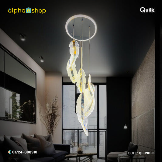 Qulik Modern FloraLux Cascade 3 Color Hanging Lights (QL-201-6)