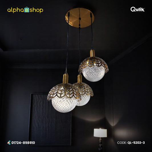 Qulik Modern Radiant Charm 3 Color Hanging Lights (QL-5202-3)