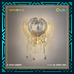 Qulik Modern Wall Lamp Basket Gold Plated Crystal Wall Appliques (QL-55107-300)