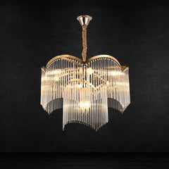 Qulik Modern Pendant Lighting Fixture 6 Lights Brass Ceiling Light (QL-5511-600)