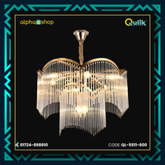 Qulik Modern Pendant Lighting Fixture 6 Lights Brass Ceiling Light (QL-5511-600)