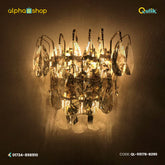 Qulik Modern Wall Lamp Basket Gold Plated Crystal Wall Appliques (QL-55178-B290)