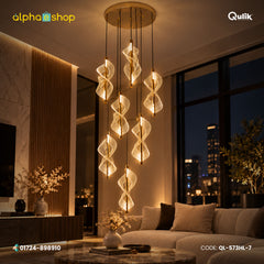 Qulik Modern Spiral Hanging Light (QL-573HL-7)