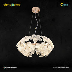 Qulik Modern Floral Glass Sputnik Chandelier (QL-70011-500)