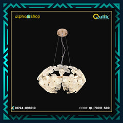 Qulik Modern Floral Glass Sputnik Chandelier (QL-70011-500)