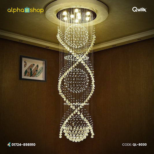 Qulik Modern Celestial DNA Chandelier Hanging Dragon Ball LED Ceiling Light (QL-8030)
