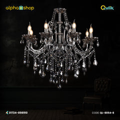 Qulik Modern Luxury Crystal Chandelier Pendent 8 Lamp (QL-8054-8)