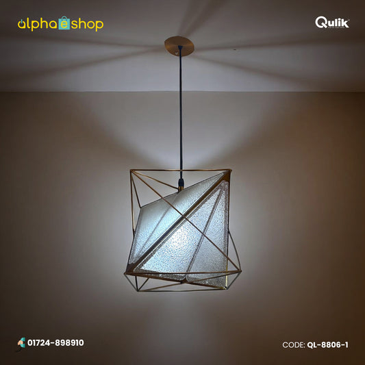 Qulik Modern Diamond Frame 3 Color Hanging Lights (QL-8806-1)