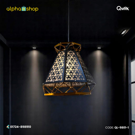Qulik Modern Diamond Frame 3 Color Hanging Lights (QL-9801-1)