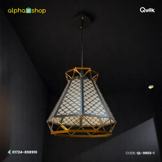 Qulik Modern Diamond Frame 3 Color Hanging Lights (QL-9802-1)