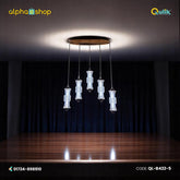 Qulik Modern Lustre Drop-5 3 Color Hanging Lights (QL-B422-5)