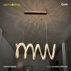 Qulik Modern Luxury Chandelier LED Light (French Gold)- (QL-D8938-1000-FGD)