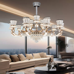 Qulik LED Crystal Chandelier Light (QL-LD2088-10+5)
