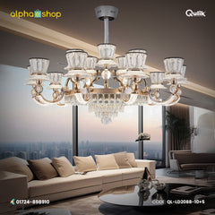 Qulik LED Crystal Chandelier Light (QL-LD2088-10+5)