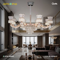 Qulik LED Crystal Chandelier Light (QL-LD2092-8)