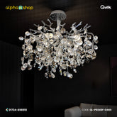 Qulik Baronial Beauty Luxury Decorative Chandelier Electroplated Gold Ceiling Lights (QL-P8048F-D460)