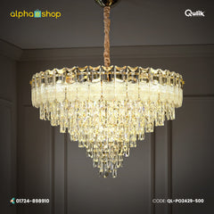 Qulik Modern Luxury Crystal Chandelier Pendant Lights (QL-PO2429-500)