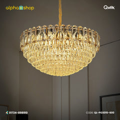Qulik Modern Crystal Chandelier Contemporary Crystal Pendant Light (QL-PO3015-600)