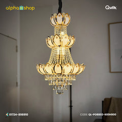 Qulik Modern Crystal Chandelier light (QL-PO8802-600H900)
