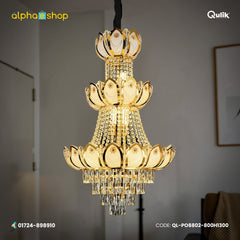 Qulik Modern Crystal Chandelier light (QL-PO8802-800H1300)