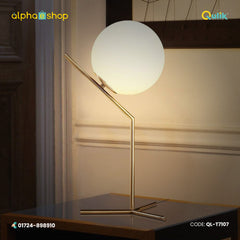Qulik Modern Decorative Single Globe Table Lamp (QL-T7107)
