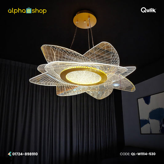 Qulik Florence Modern Hanging Acrylic LED Ceiling Light (QL-W1114-530 )