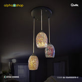 Qulik Turkish MosaicGlow Trio 3 Color Hanging Lights (QL-ZQ41323270-3)