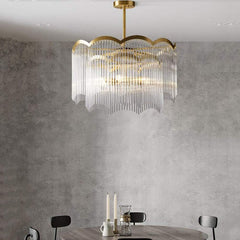 Qulik Modern Pendant Lighting Fixture 6 Lights Brass Ceiling Light (QL-5511-600)