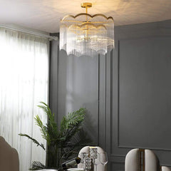 Qulik Modern Pendant Lighting Fixture 6 Lights Brass Ceiling Light (QL-5511-600)