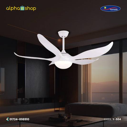Yamada 52" White under light Remote Ceiling fan Y-504