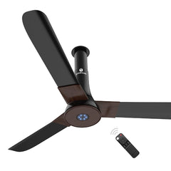 Atomberg Studio+ 48" 35 Watt BLDC motor Energy Saving Anti-Dust Speed Indicator Light Ceiling Fan with Remote Control ( Earth Brown) AT-104
