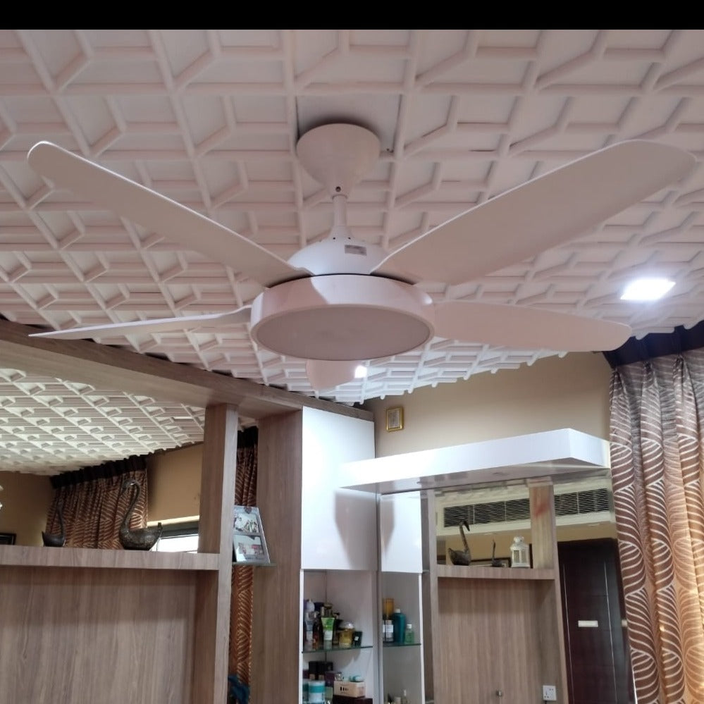 Yamade Alpha 52" White underlight Remote Ceiling fan Y-516