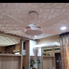 Yamade Alpha 52" White underlight Remote Ceiling fan Y-516