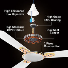 Crompton Aura 2 Designer 2D 48" Pearl White C-222