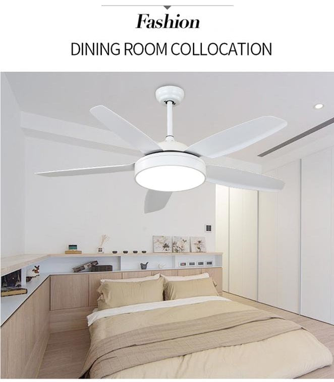 Yamade Alpha 52" White underlight Remote Ceiling fan Y-516