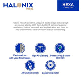 Halonix Hexa 48'' (Antique Copper) HX-101 - Ceiling Fan - Best Ceiling Fan Price in Bangladesh  | Alphaeshop.store