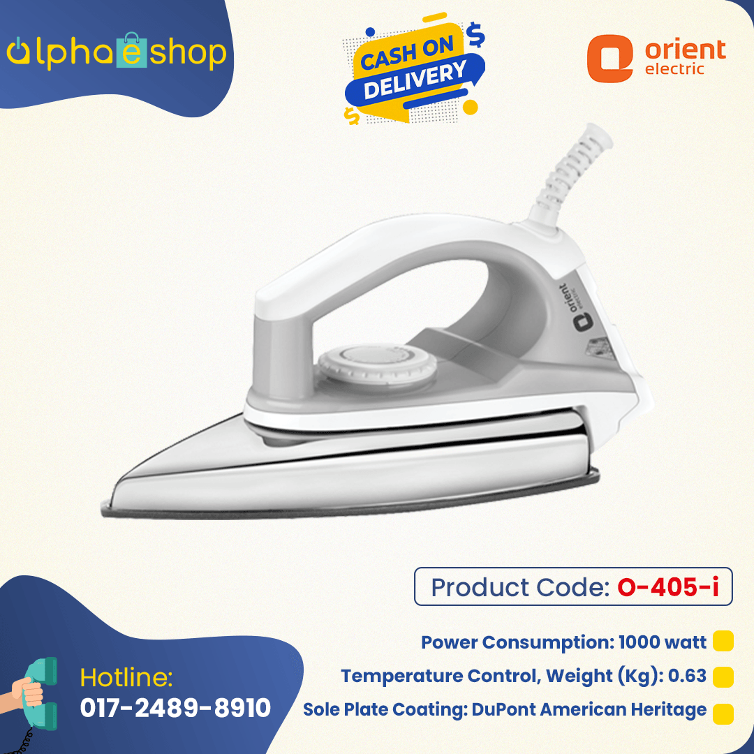 Orient Enduro Dry Iron 1000w Alphaeshop Limited