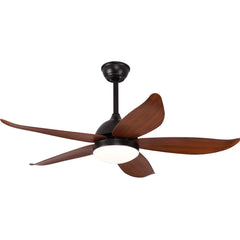 Breezelux 48" Modern Decorative Silent ABS Blade under light Remote Ceiling Fan (Wooden Grain) BL-2529
