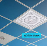 Shami False Ceiling Fan ARKAN 20" With Remote Control S-101